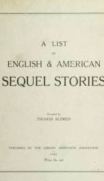 A list of English & American sequel stories_cover