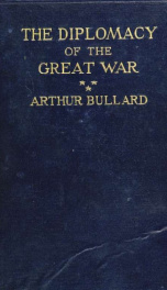 The diplomacy of the Great War_cover