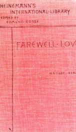 Farewell love! : a novel_cover