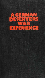 A German deserter's war experience_cover