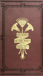 Records of the past; being English translations of the Assyrian and Egyptian monuments_cover