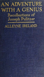An adventure with a genius; recollections of Joseph Pulitzer_cover