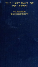 The last days of Tolstoy_cover