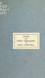 Poems of Émile Verhaeren_cover