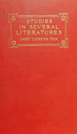 Studies in several literatures_cover