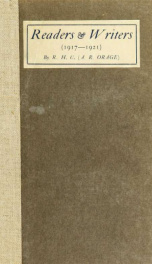 Readers and writers (1917-1921)_cover