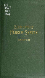 Elements of Hebrew syntax by an inductive method_cover