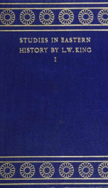Records of the reign of Tukulti-Ninib I, King of Assyria, about B.C. 1275_cover