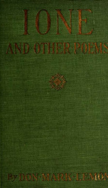 Ione and other poems .._cover