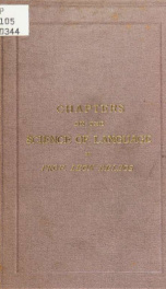 Chapters on the science of language_cover