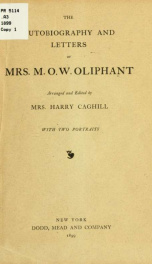 The autobiography and letters of Mrs. M. O. W. Oliphant.._cover