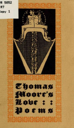 Thomas Moore's love poems_cover