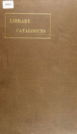 Catalogue of books contained in the Lockhart Library and in the Library of the London Missionary Society_cover