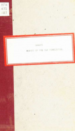 Report of the Tax commission to the governor of Hawaii, June 30, 1908_cover