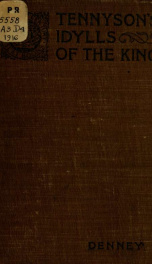 Tennyson's Idylls of the king;_cover