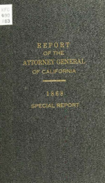 Documents on file in the Office of the attorney-general, relating to the boundary line between California and Arizona_cover