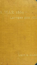 China war, 1860 : letters and journal_cover