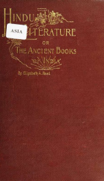 Hindu literature, or, The ancient books of India_cover