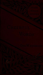 Cheerful words. From the writings of George MacDonald_cover