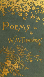 The complete poems of W. M. Thackeray_cover