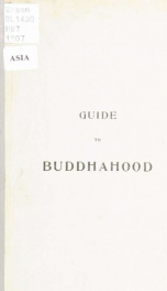 Guide to Buddahood [sic] : being a standard manual of Chinese Buddhism_cover