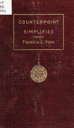 Counterpoint simplified : a text-book in simple strict counterpoint_cover