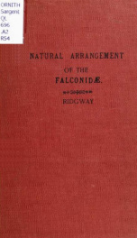 Outlines of a natural arrangement of the Falconidae_cover