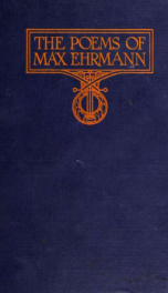 The poems of Max Ehrmann_cover