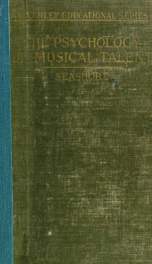 The psychology of musical talent_cover