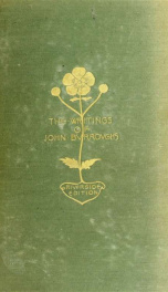 The writings of John Burroughs_cover