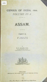 Census of India, 1901_cover