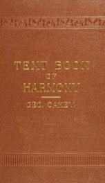 Text book of harmony_cover