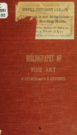 Annotated bibliography of fine art: painting, sculpture, architecture, arts of decoration and illustration_cover