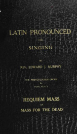 Latin pronounced for singing_cover