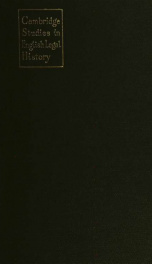 The history of conspiracy and abuse of legal procedure_cover