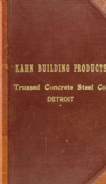 Kahn system standards : a handbook on reinforced concrete_cover