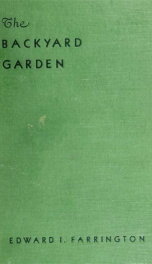 The backyard garden; a handbook for the amateur_cover