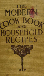 The modern cook book and household recipes_cover