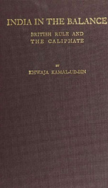 India in the balance, British rule and the caliphate_cover