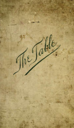 The table: how to buy food, how to cook it, and how to serve it_cover