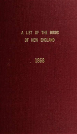 A list of the birds of New England_cover