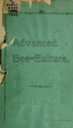 Advanced bee-culture : methods and management_cover