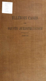 Illinois cases on equity jurisprudence_cover