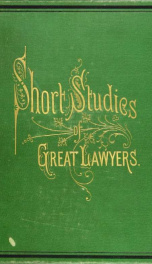 Short studies of great lawyers_cover