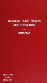 Inorganic plant poisons and stimulants_cover