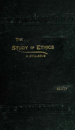 The study of ethics : a syllabus_cover