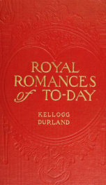 Royal romances of to-day_cover