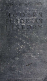 Modern European history_cover