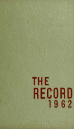 The record of the class of 1962_cover