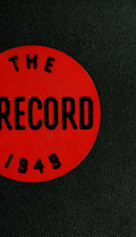 The record of the class of 1949_cover